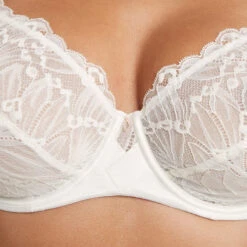 SOUTIEN-GORGE EMBOITANT DENTELLE BLANC -Rougegorge Boutique 20017300 Z