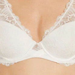 SOUTIEN-GORGE AMPLIFORME FOULARD BLANC 4 SOUTIEN-GORGE AMPLIFORME FOULARD BLANC -Rougegorge Boutique 20017400 Z