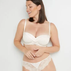 SOUTIEN-GORGE BANDEAU DENTELLE BLANC