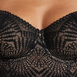 SOUTIEN-GORGE CORBEILLE BUSTIER NOIR -Rougegorge Boutique 20022900 Z