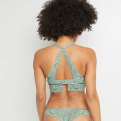 SOUTIEN-GORGE SANS ARMATURES Vert Clair -Rougegorge Boutique 20023300 D