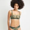 SOUTIEN-GORGE BRASSIERE TULLE VERT FONCE