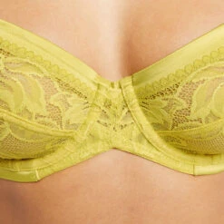 SOUTIEN-GORGE EMBOITANT DENTELLE JAUNE -Rougegorge Boutique 20024500 Z