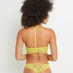 SOUTIEN-GORGE SANS ARMATURES JAUNE 5 SOUTIEN-GORGE SANS ARMATURES JAUNE -Rougegorge Boutique 20024700 D