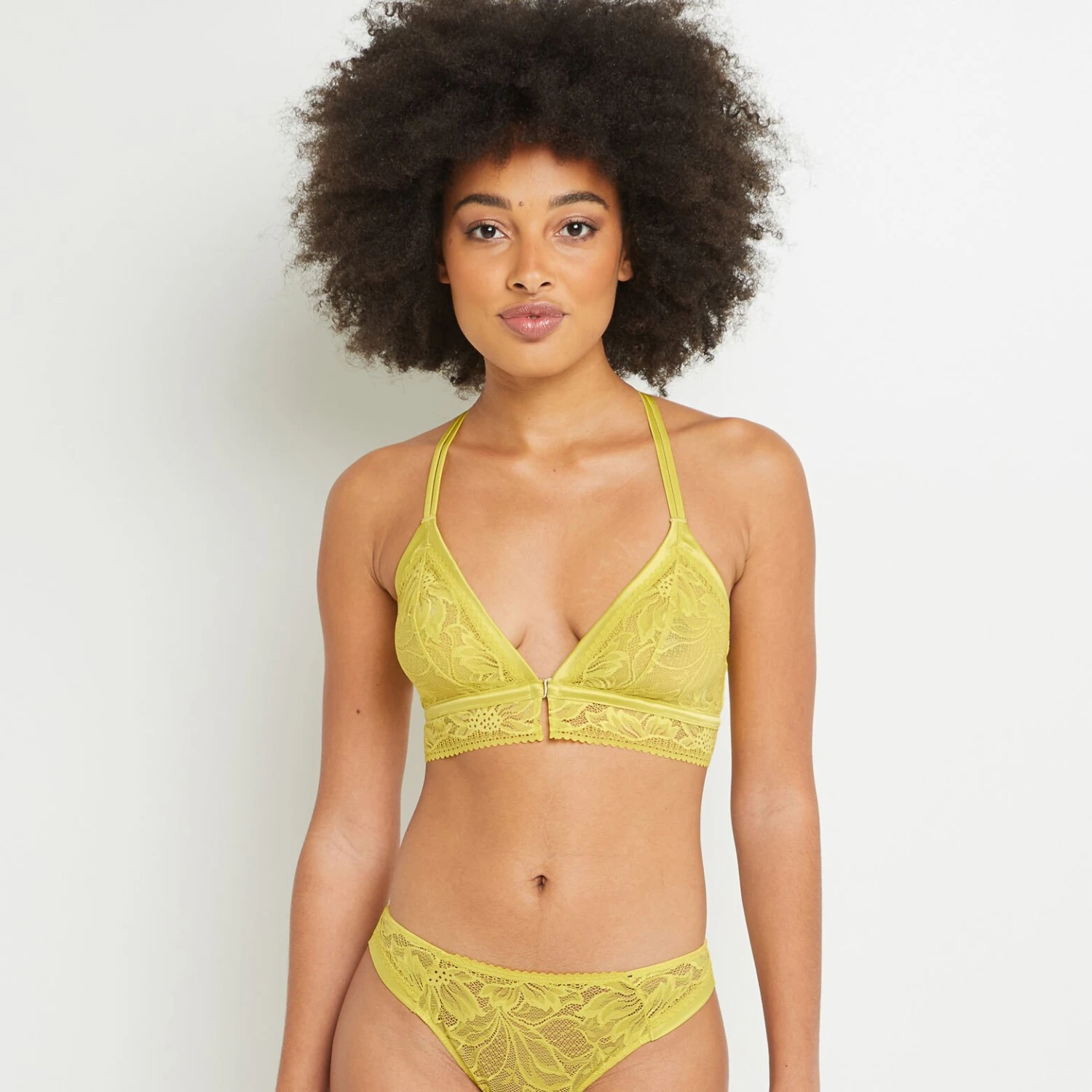 SOUTIEN-GORGE SANS ARMATURES JAUNE SOUTIEN-GORGE SANS ARMATURES JAUNE -Rougegorge Boutique 20024700 F