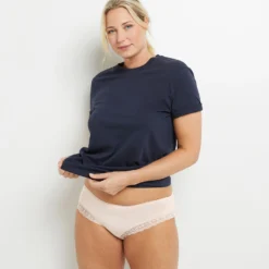 SHORTY VISCOSE ECOVERO POUDRE -Rougegorge Boutique 20027202 D