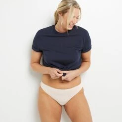 TANGA VISCOSE ECOVERO POUDRE -Rougegorge Boutique 20027302 D