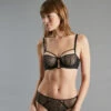 SOUTIEN-GORGE BALCONNET TULLE NOIR 2 SOUTIEN-GORGE BALCONNET TULLE NOIR -Rougegorge Boutique 20027400 F