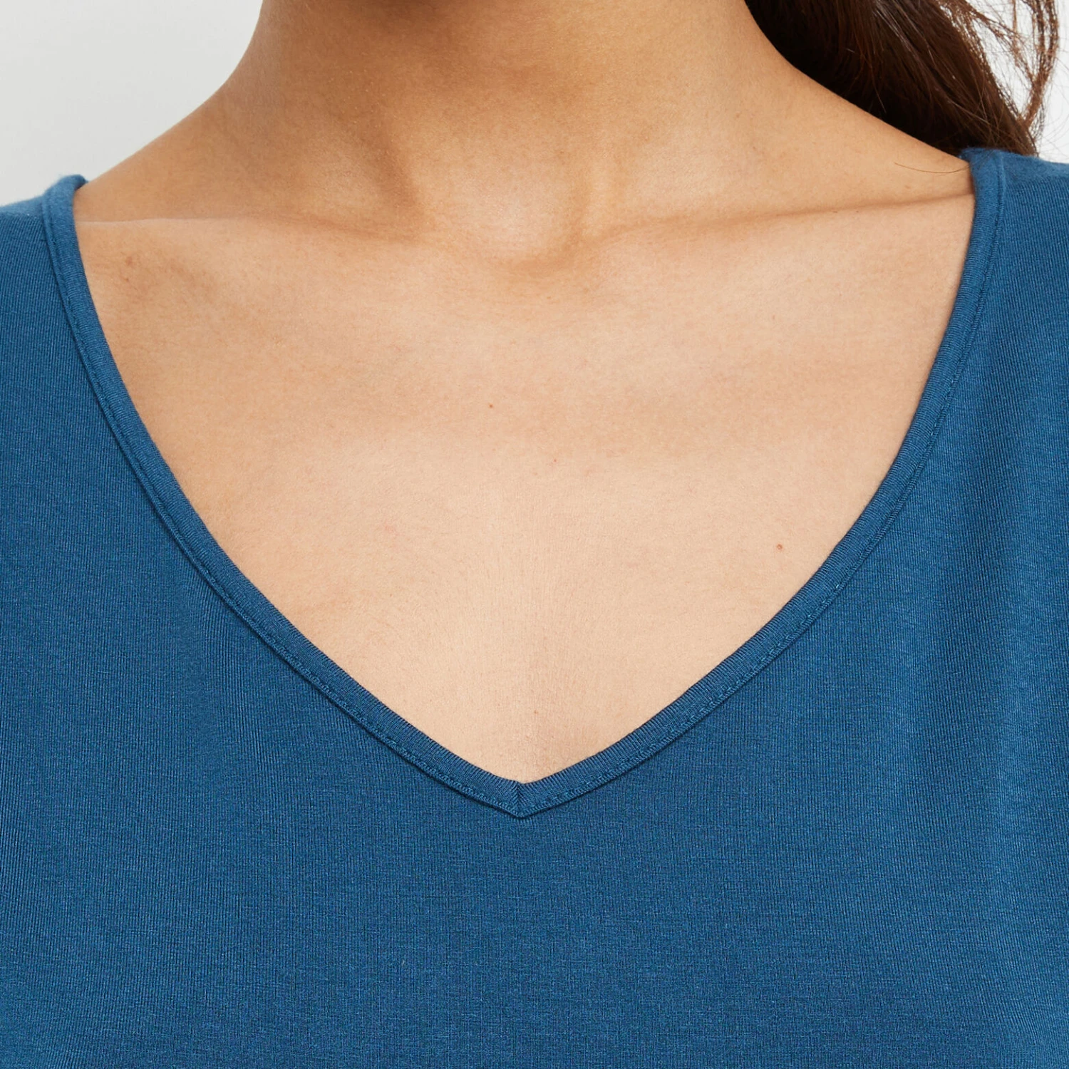 T-SHIRT MANCHES COURTES PETROLE T-SHIRT MANCHES COURTES PETROLE -Rougegorge Boutique 20029800 Z