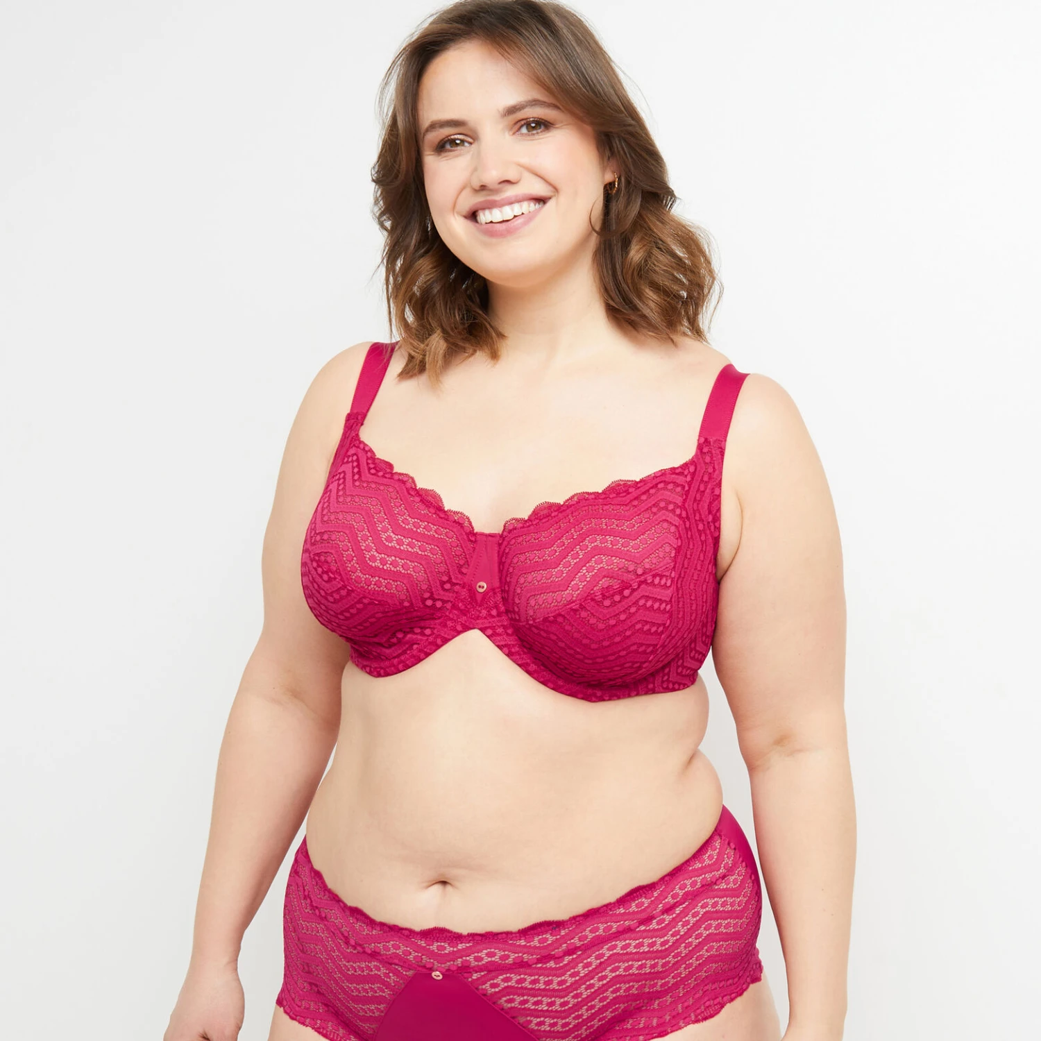 SOUTIEN-GORGE GRANDS BONNETS FUCHSIA SOUTIEN-GORGE GRANDS BONNETS FUCHSIA -Rougegorge Boutique 20031300 F