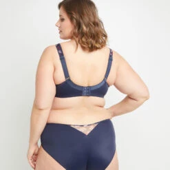 Blanche SOUTIEN-GORGE GRANDS BONNETS MULTICO BLEU -Rougegorge Boutique 20032000 D gt