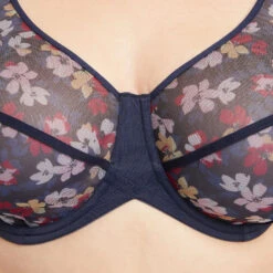 Blanche SOUTIEN-GORGE GRANDS BONNETS MULTICO BLEU -Rougegorge Boutique 20032000 Z gt