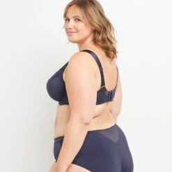 SOUTIEN-GORGE GRANDS BONNETS MARINE -Rougegorge Boutique 20032800 D