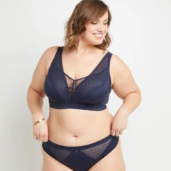 SOUTIEN-GORGE GRANDS BONNETS MARINE