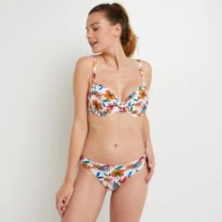 Luna MAILLOT DE BAIN SLIP MIDI ECRU -Rougegorge Boutique 20034300 D