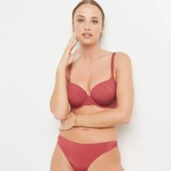 MAILLOT DE BAIN COQUE MICROFIBRE BORDEAUX