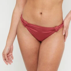 MAILLOT DE BAIN SLIP MIDI BORDEAUX