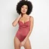 MAILLOT DE BAIN 1 PIECE COQUE BORDEAUX -Rougegorge Boutique 20036300 F