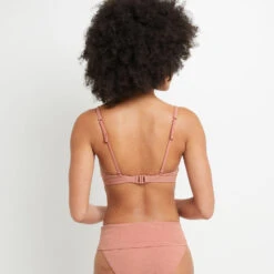 MAILLOT DE BAIN TRIANGLE MICROFIBRE ROSE -Rougegorge Boutique 20036400 D