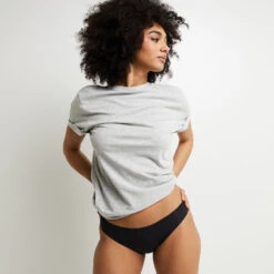 CULOTTE MICROFIBRE DENTELLE NOIR 5 CULOTTE MICROFIBRE DENTELLE NOIR -Rougegorge Boutique 20042101 D