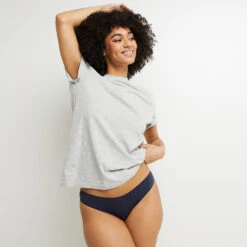 CULOTTE MICROFIBRE DENTELLE MARINE 5 CULOTTE MICROFIBRE DENTELLE MARINE -Rougegorge Boutique 20042102 D