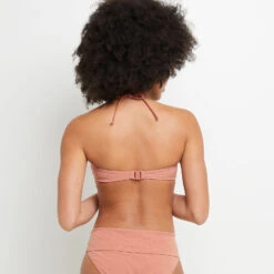 MAILLOT DE BAIN BANDEAU MICROFIBRE ROSE -Rougegorge Boutique 20042900 D