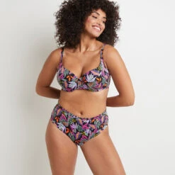 MAILLOT DE BAIN CULOTTE HAUTE NOIR -Rougegorge Boutique 20045300 C