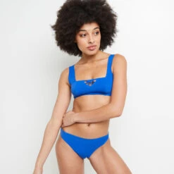 Lisa MAILLOT DE BAIN SLIP MIDI BLEU ROI 4 Lisa MAILLOT DE BAIN SLIP MIDI BLEU ROI -Rougegorge Boutique 20045400 D