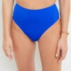 Lisa MAILLOT DE BAIN CULOTTE HAUTE BLEU ROI