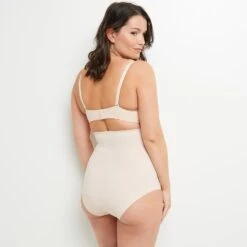 CULOTTE TRES HAUTE MICROFIBRE NATUREL 4 CULOTTE TRES HAUTE MICROFIBRE NATUREL -Rougegorge Boutique 20046100 Z