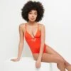 Lisa MAILLOT DE BAIN 1 PIECE TRIANGLE ORANGE 1 Lisa MAILLOT DE BAIN 1 PIECE TRIANGLE ORANGE -Rougegorge Boutique 20049702 F