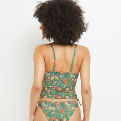 MAILLOT DE BAIN TANKINI VERT -Rougegorge Boutique 20050300 D
