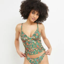 MAILLOT DE BAIN TANKINI VERT