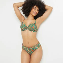 MAILLOT DE BAIN SLIP MAXI VERT -Rougegorge Boutique 20050500 D