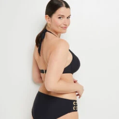 MAILLOT DE BAIN SOUTIEN GORGE COQUE NOIR -Rougegorge Boutique 20053000 D