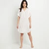 TUNIQUE BEACHWEAR BLANC -Rougegorge Boutique 20056200 F