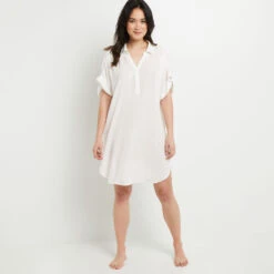 TUNIQUE BEACHWEAR BLANC