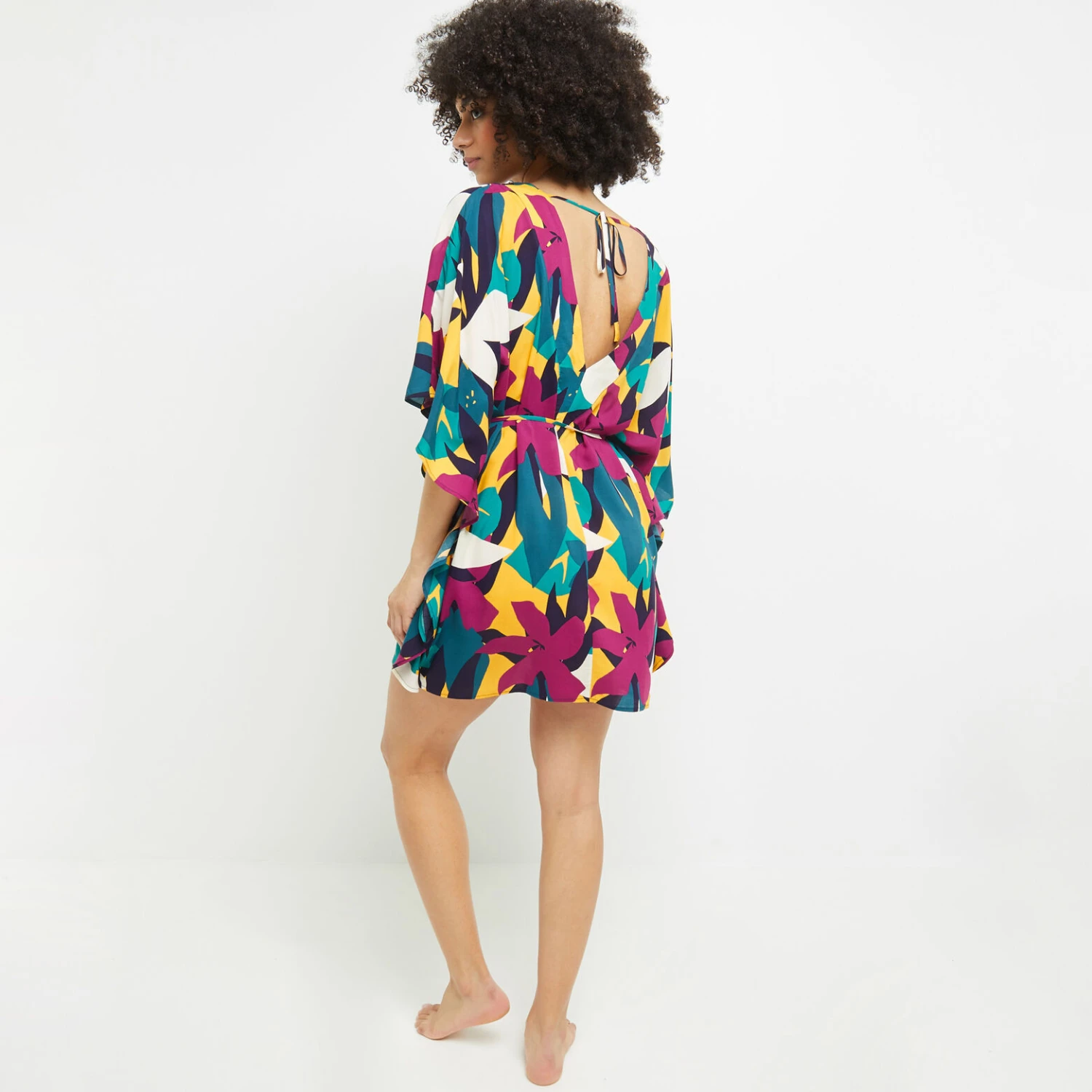 TUNIQUE BEACHWEAR MULTICO ROSE TUNIQUE BEACHWEAR MULTICO ROSE -Rougegorge Boutique 20056300 D