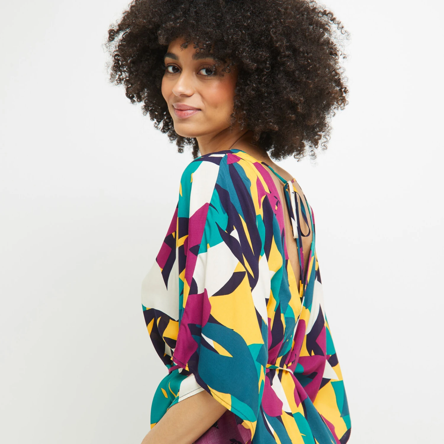 TUNIQUE BEACHWEAR MULTICO ROSE TUNIQUE BEACHWEAR MULTICO ROSE -Rougegorge Boutique 20056300 Z