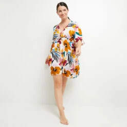 Luna TUNIQUE DE PLAGE BLANC 6 Luna TUNIQUE DE PLAGE BLANC -Rougegorge Boutique 20056400 C