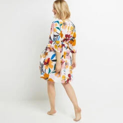 Luna TUNIQUE DE PLAGE BLANC 5 Luna TUNIQUE DE PLAGE BLANC -Rougegorge Boutique 20056400 D