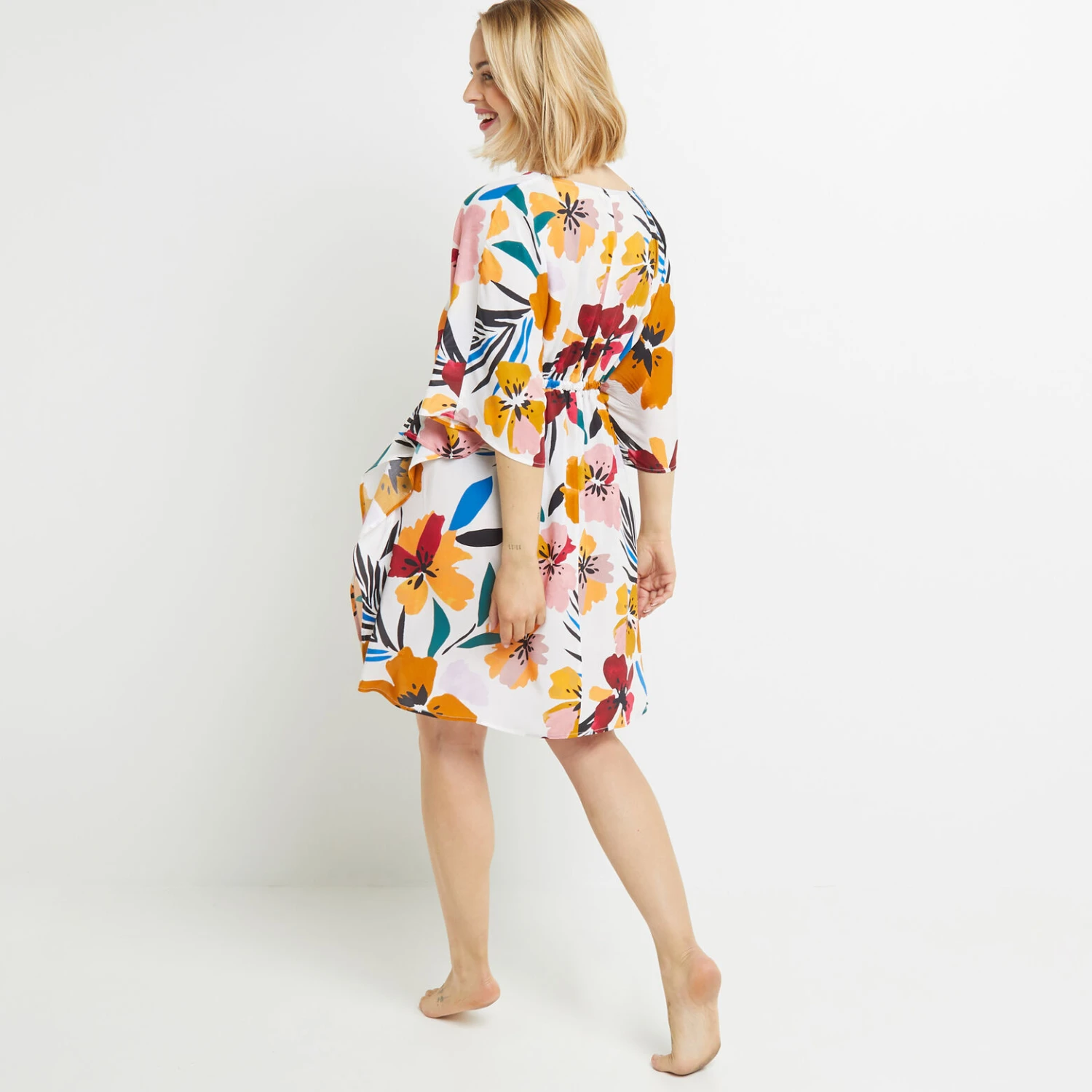 TUNIQUE DE PLAGE BLANC Luna TUNIQUE DE PLAGE BLANC -Rougegorge Boutique 20056400 D