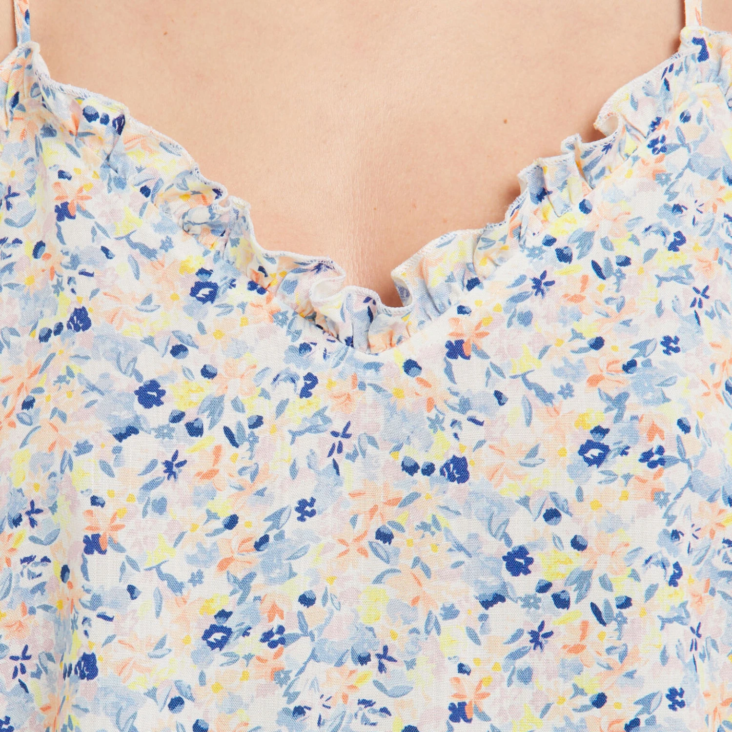 DEBARDEUR IMPRIME MULTICO BLEU DEBARDEUR IMPRIME MULTICO BLEU -Rougegorge Boutique 20065100 Z