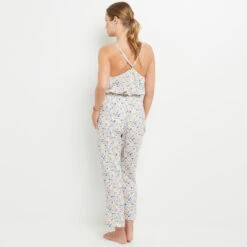 PANTACOURT IMPRIME MULTICO BLEU 4 PANTACOURT IMPRIME MULTICO BLEU -Rougegorge Boutique 20065300 D