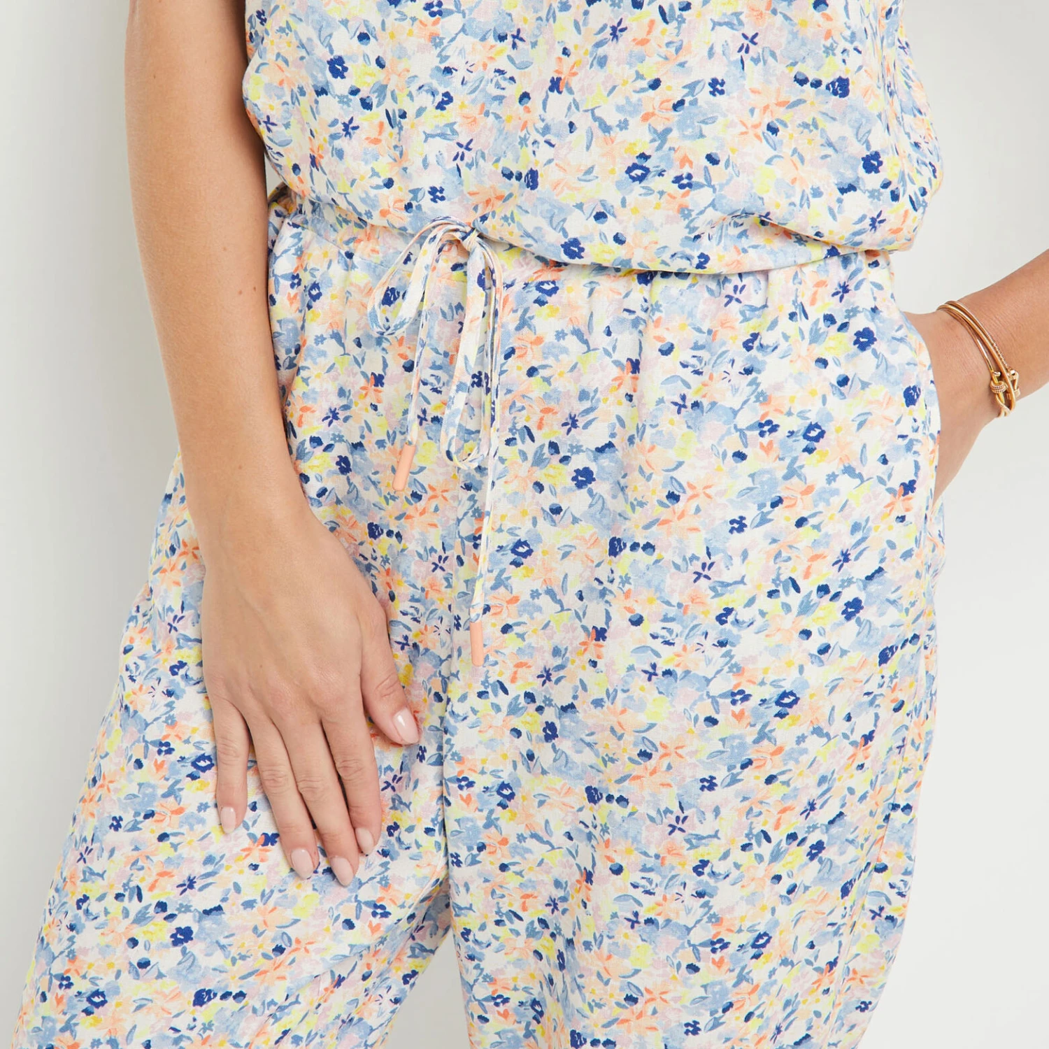 PANTACOURT IMPRIME MULTICO BLEU PANTACOURT IMPRIME MULTICO BLEU -Rougegorge Boutique 20065300 Z