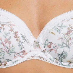 SOUTIEN-GORGE AMPLI EMBOITANT MULTICO BLANC -Rougegorge Boutique 20068500 Z