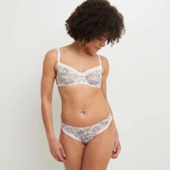 CULOTTE IMPRIME MULTICO BLANC 4 CULOTTE IMPRIME MULTICO BLANC -Rougegorge Boutique 20068800 D