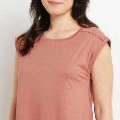 NUISETTE MANCHES COURTES COTONi ROSE -Rougegorge Boutique 20071200 Z