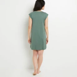 NUISETTE MANCHES COURTES COTONi KAKI -Rougegorge Boutique 20071201 D