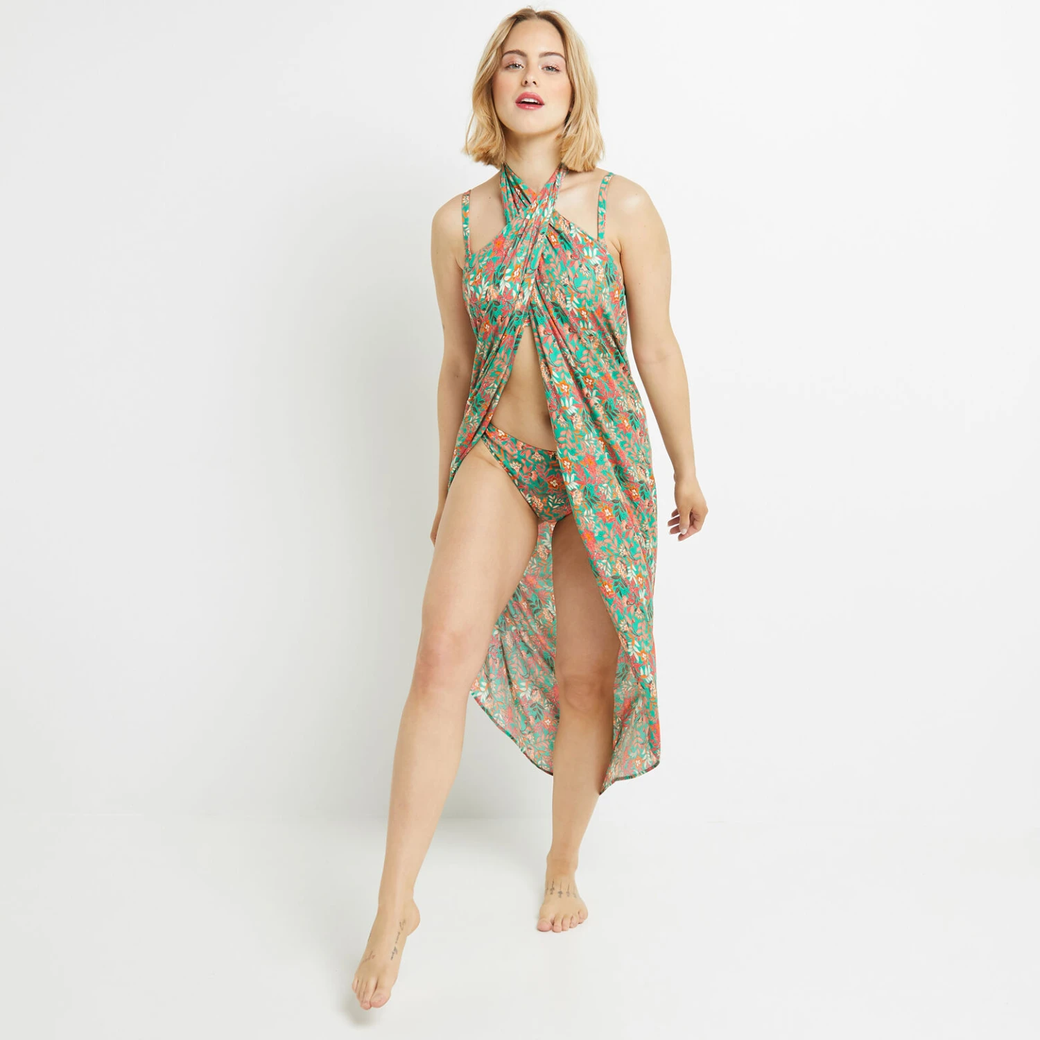 PAREO BEACHWEAR VERT PAREO BEACHWEAR VERT -Rougegorge Boutique 20073300 C